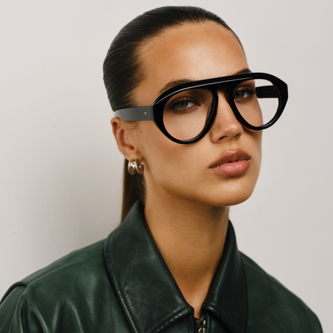 Val In Gloss Black Optical Lens