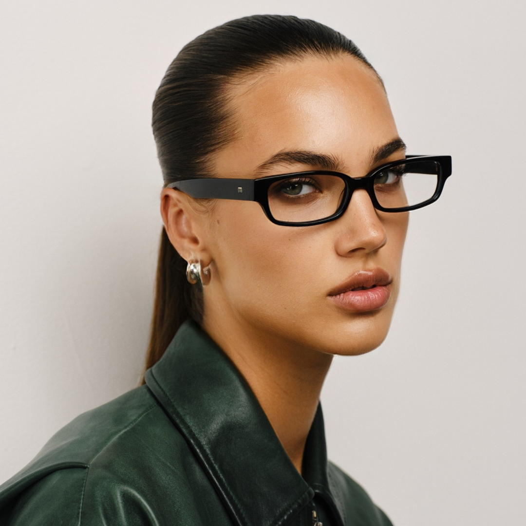 Paige in Gloss Black Optical Lens