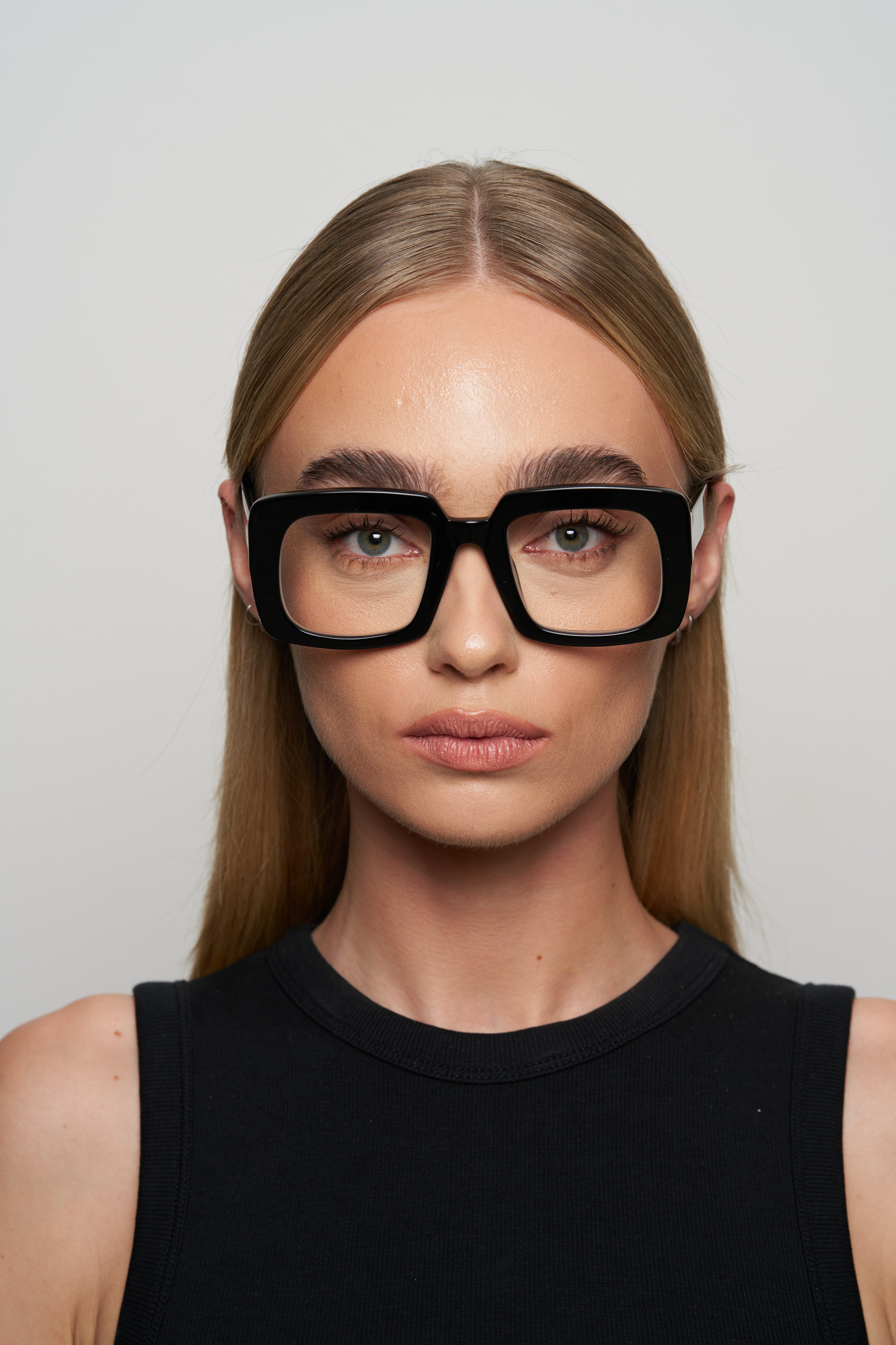 Maya in Gloss Black Optical Lens