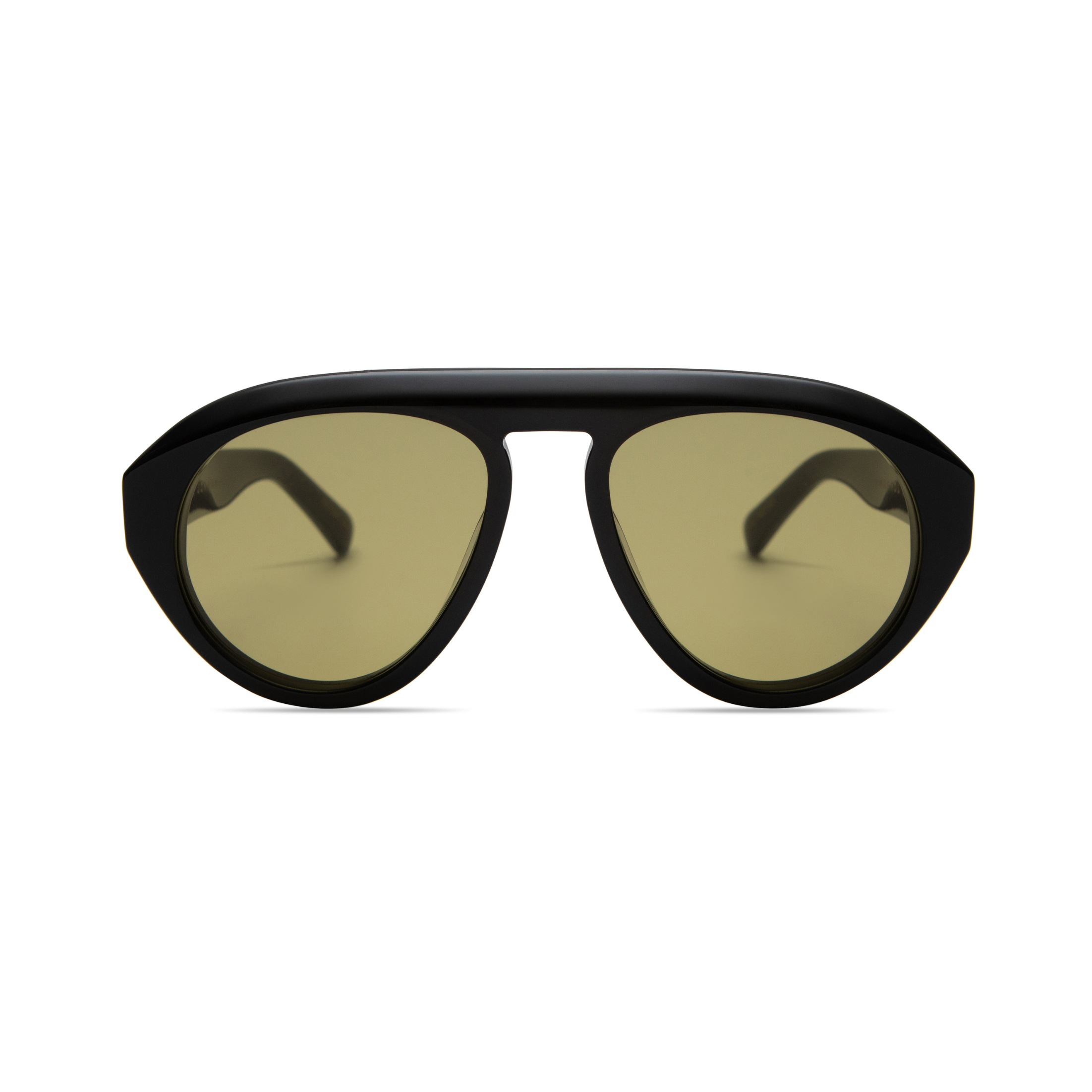 Val in Gloss Black Olive Green Lens
