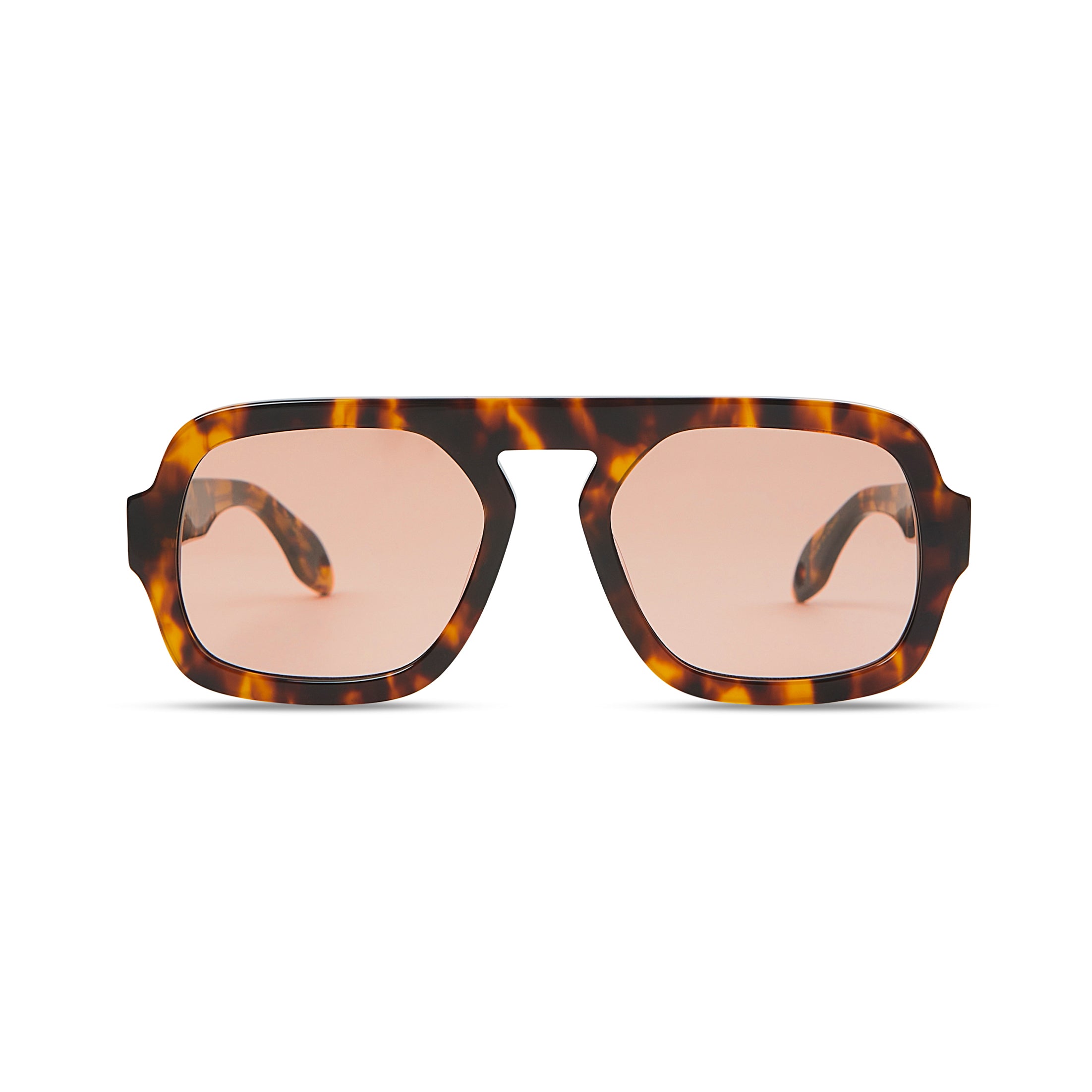 Jane in Brown Tortoise Maroon Lens