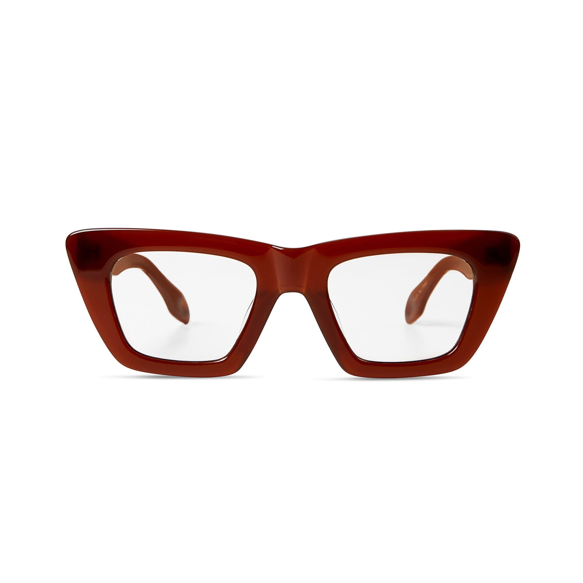 Lori in Gloss Brown Optical Lens