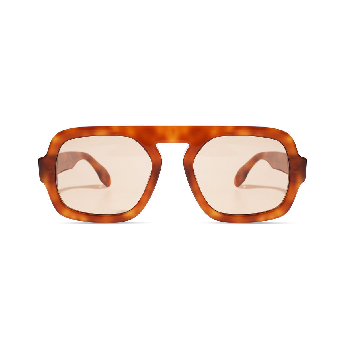 JANE in Brown Tortoiseshell Women’s Square Frame Sunglasses - Brown Lenses Brown Tortoise Blue Lens Jane Sunglasses | Elisa Johnson main image 2