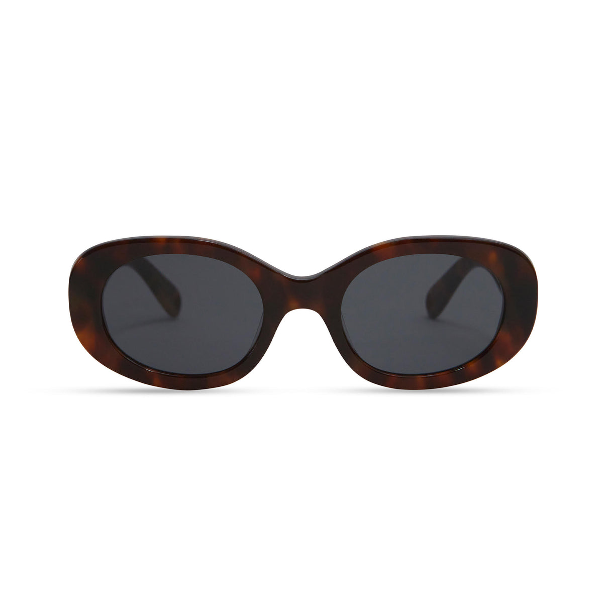 Elisa Johnson Tortoiseshell Oval Sunglasses in Brown Sunglasses: Oval main image 3