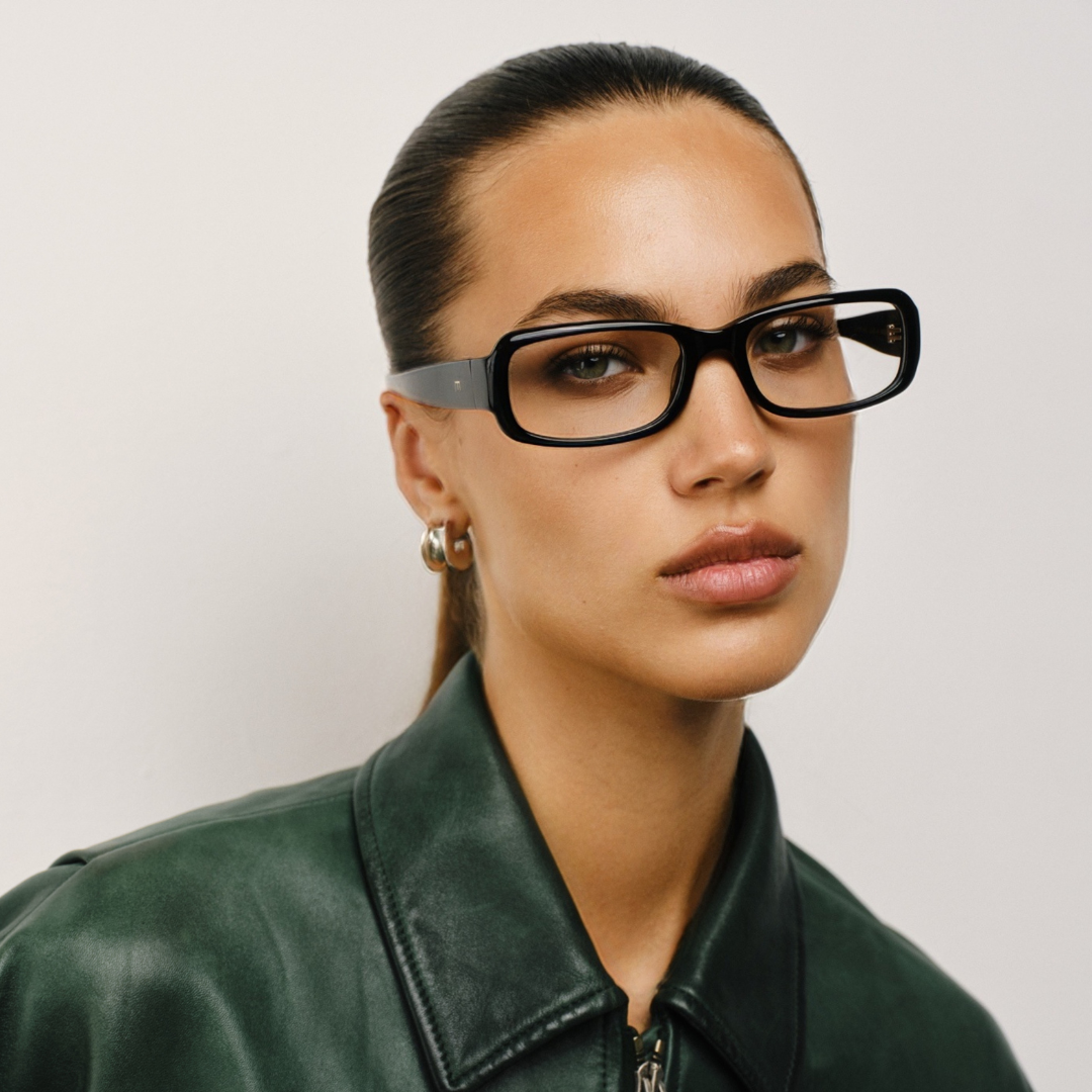 Avery In Gloss Black Optical Lens