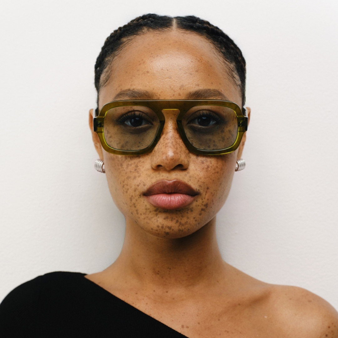 Jane in Olive Green