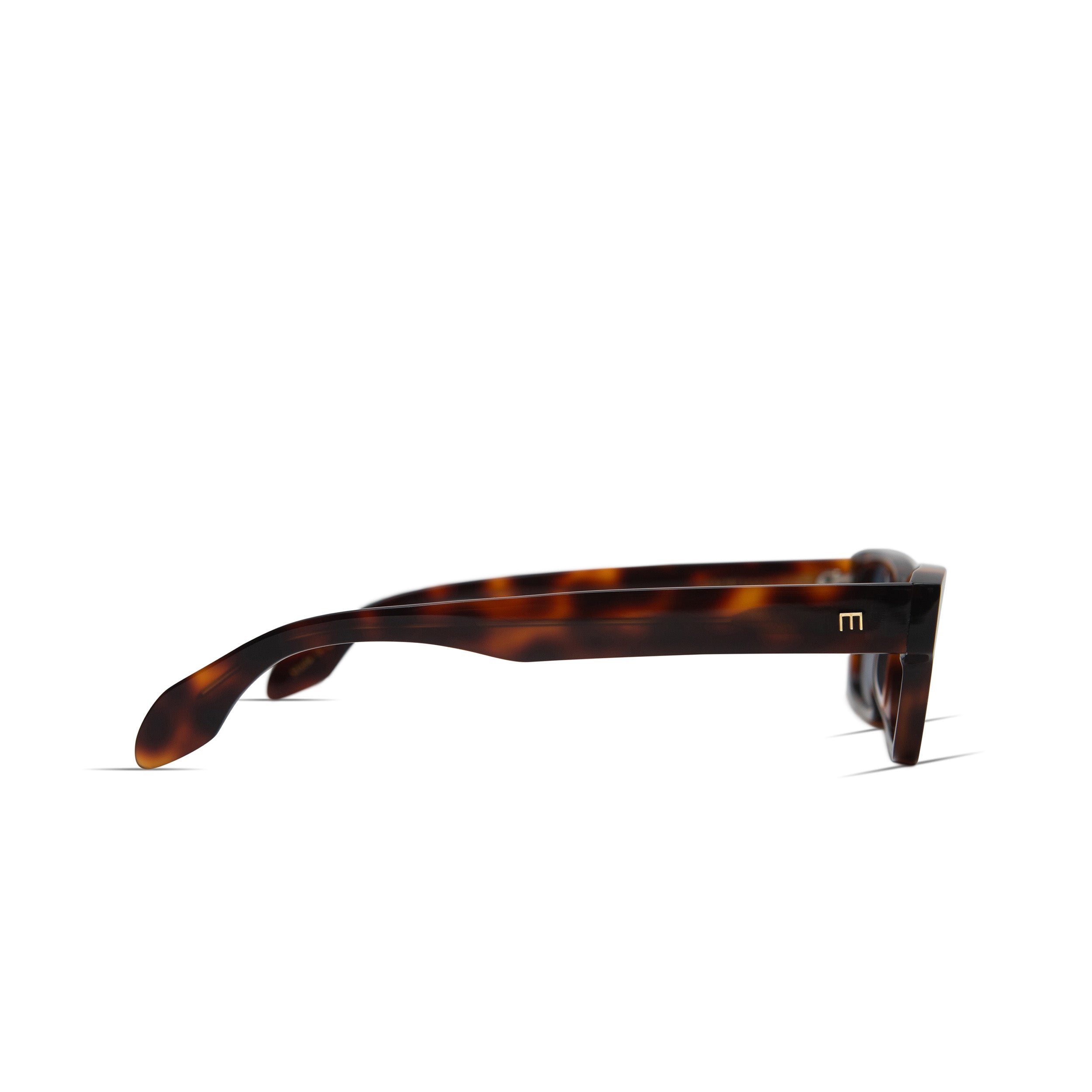Alix in Brown Tortoise Blue Lens