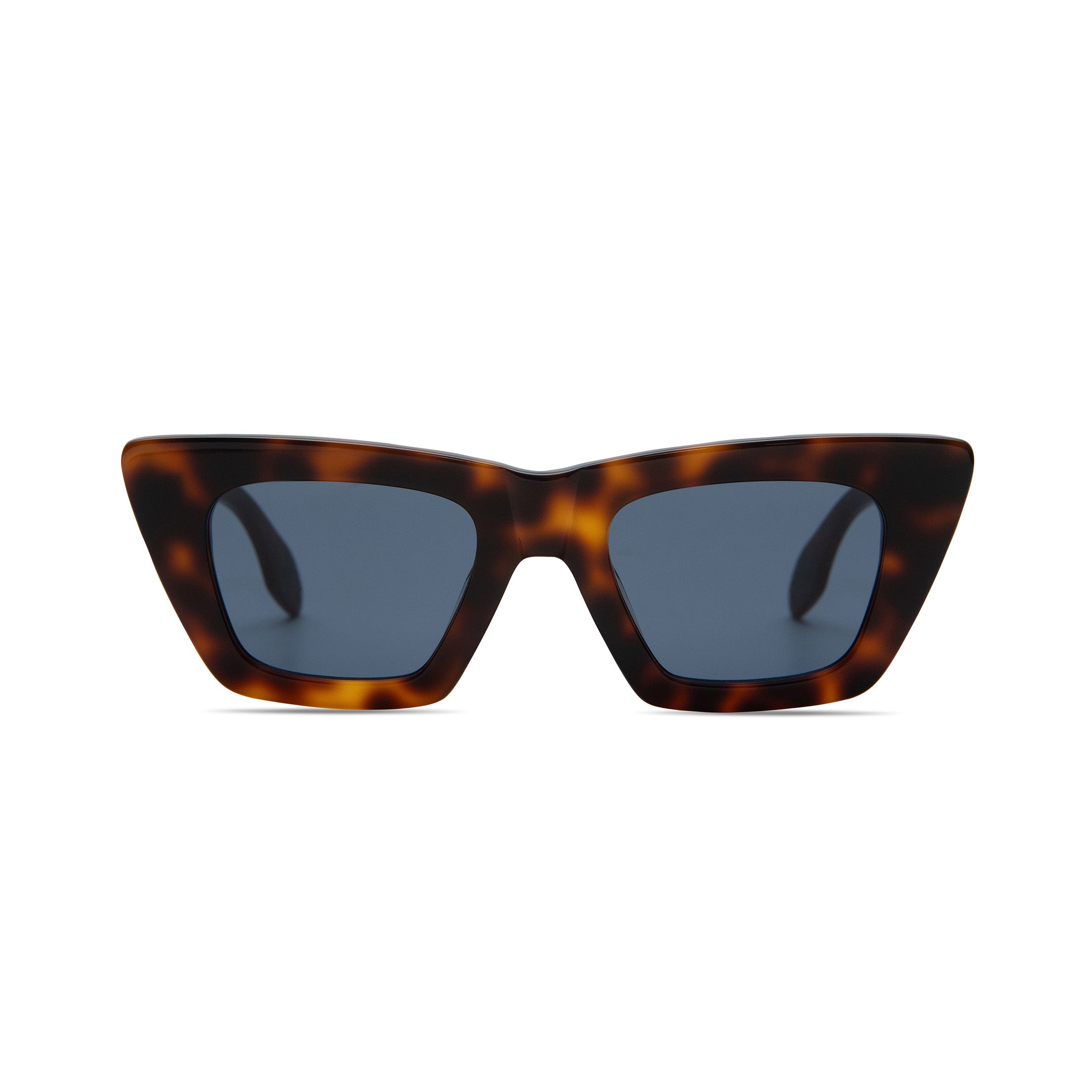 Lori in Brown Torotise Dark Blue Lens