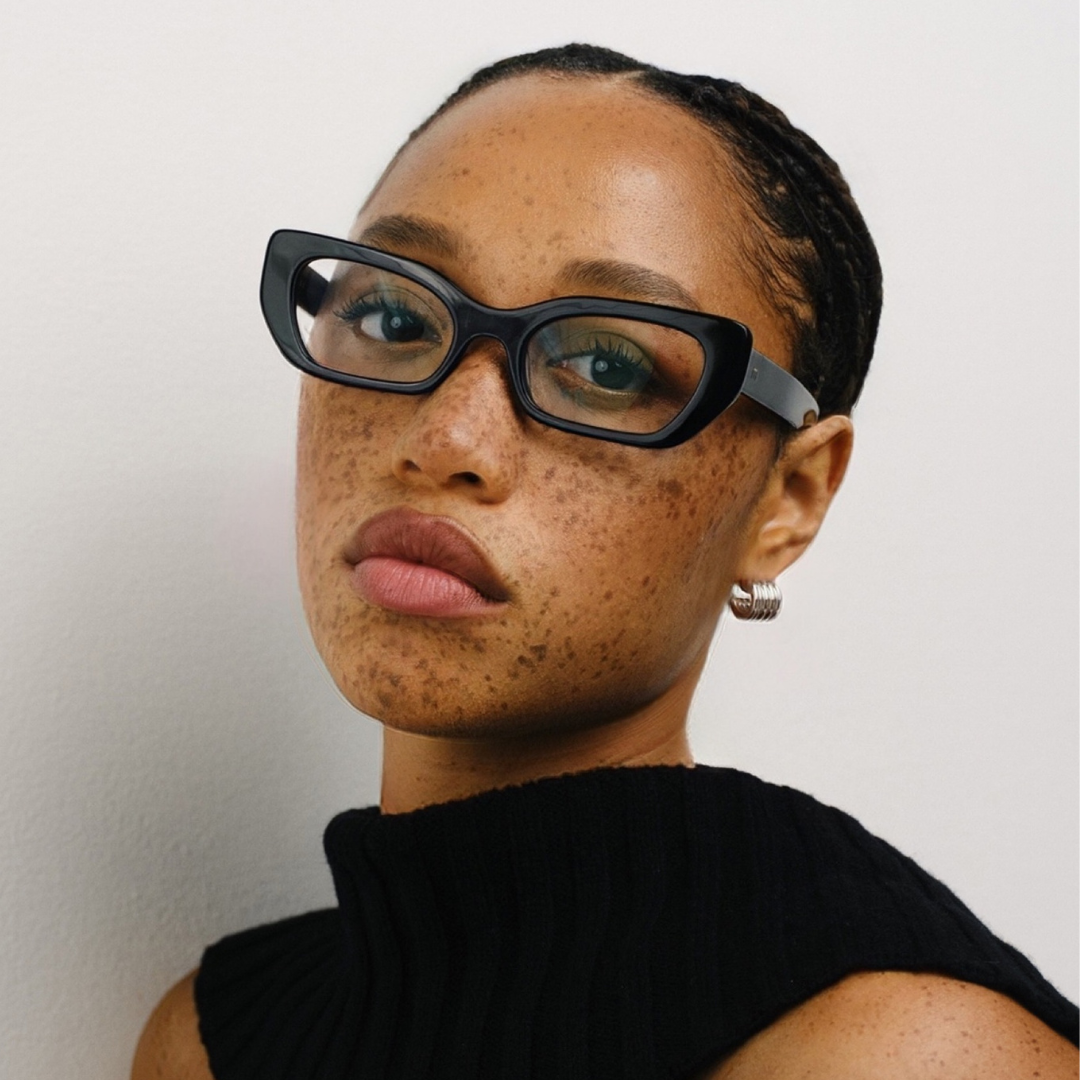 Cookie in Gloss Black Optical Lens