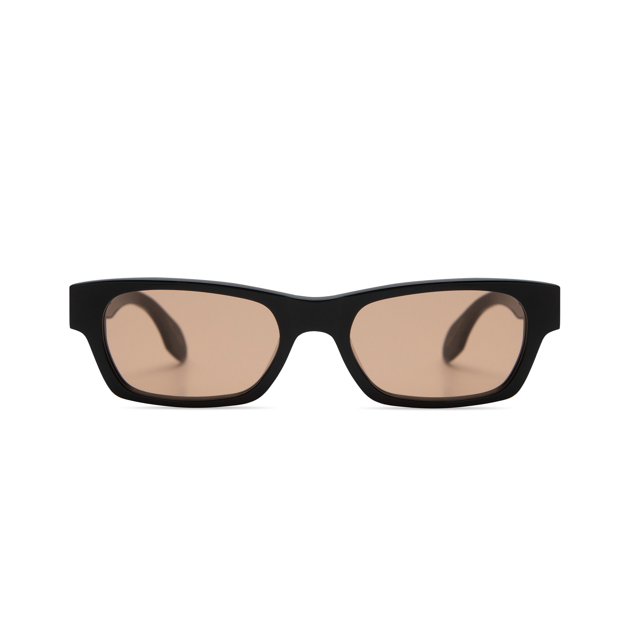 Alix in Gloss Black Amber Lens