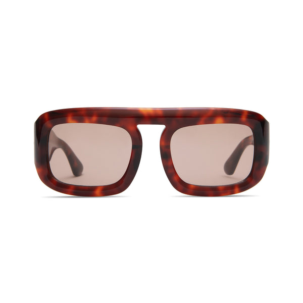 NWT Anna Sui AS518 Butterfly Rhinestone Sunglasses Red Tortoise Brown Lens 52mm Jane in Red Tortoise main image 3