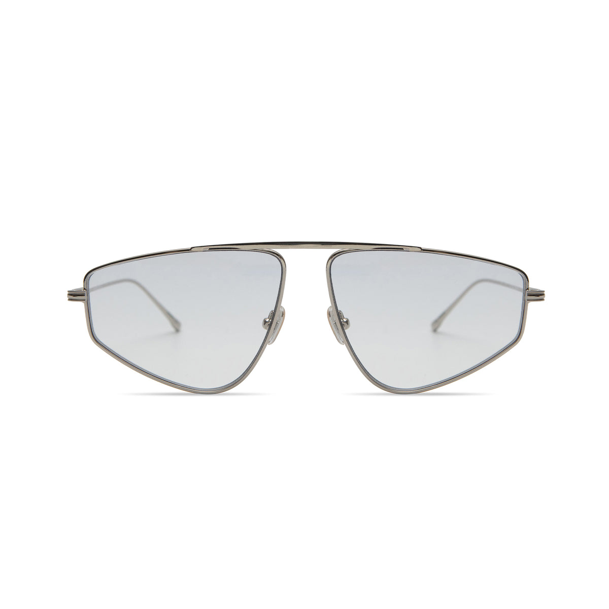 Riley in Silver Metal Purple Lens