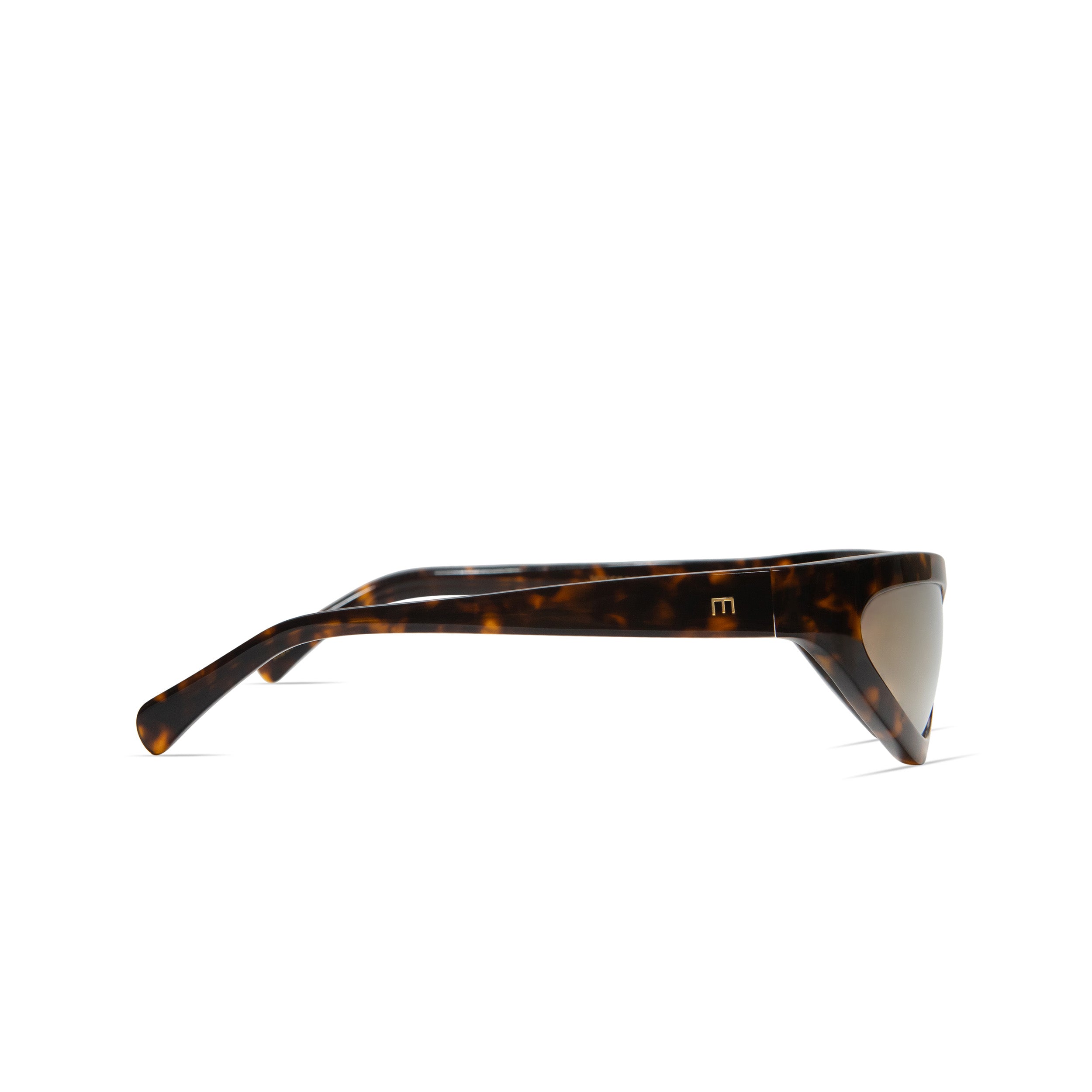 Sham in Brown Tortoise Gold Mirror Lens